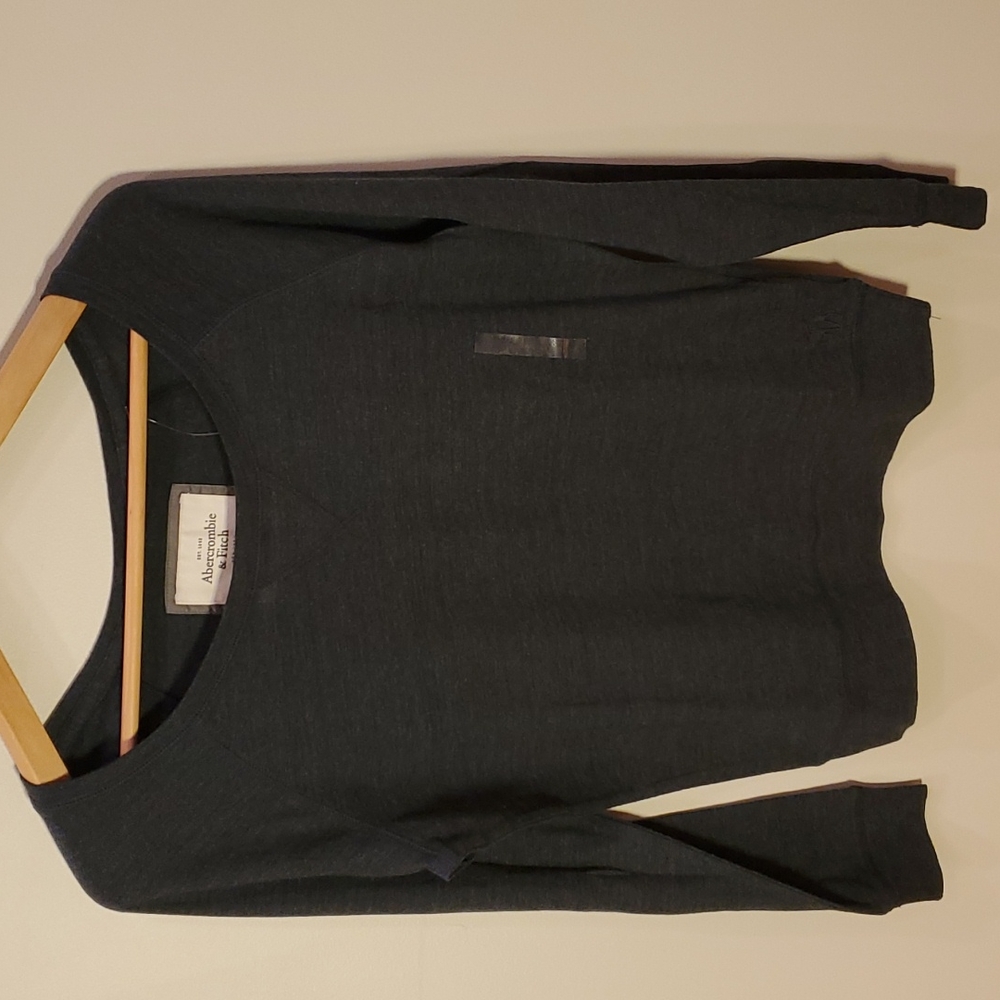 Abercrombie & Fitch navy long sleeved tshirt